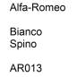 Preview: Alfa-Romeo, Bianco Spino, AR013.